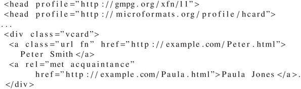 Fig 11 Microformats representation of the example entity description The - photo 2