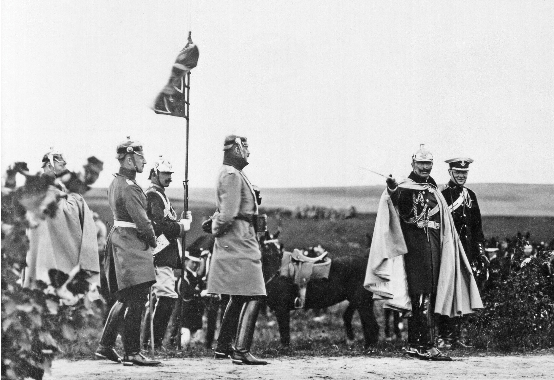 With Kaiser Wilhelm II watching German Imperial Army manoeuvres in 1906 - photo 29