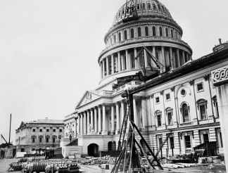 A northeast view of the Capitol still under construction taken in 1863 W - photo 2