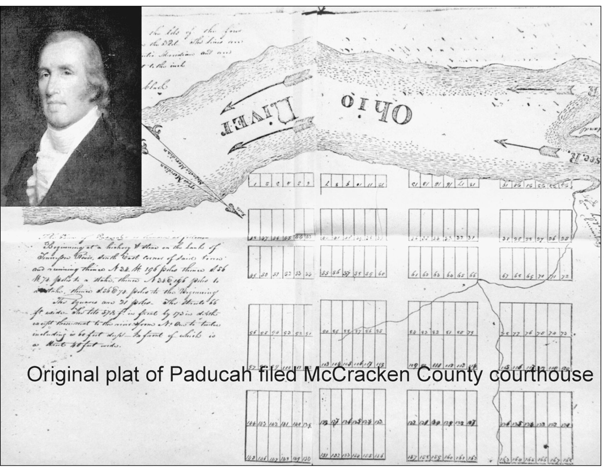 William Clark founded Paducah as shown in this plat This log structure - photo 4