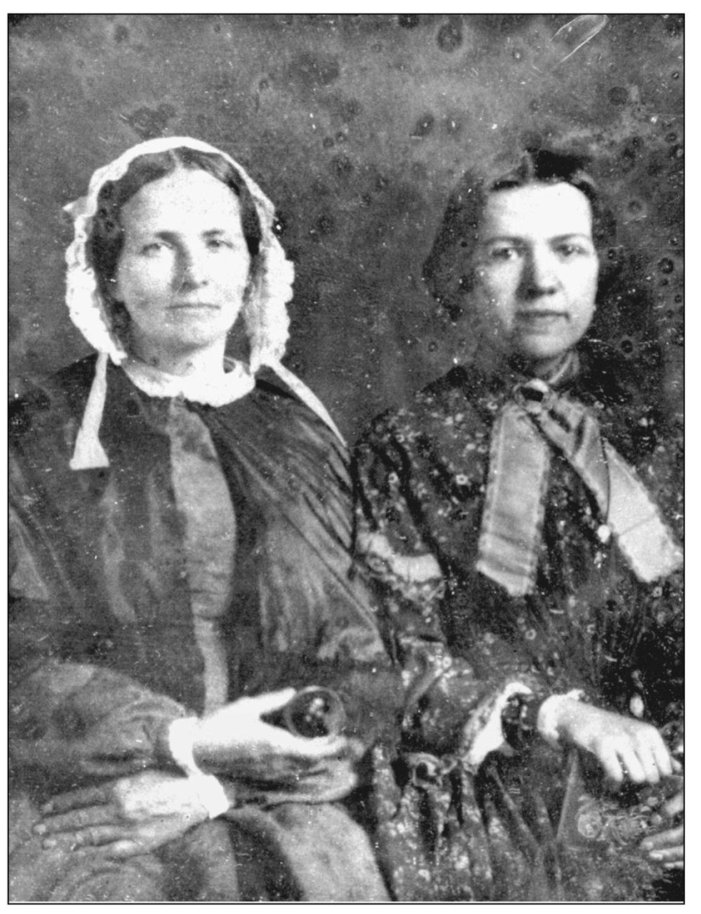 This tintype shows two of the first settlers of Paducah Mary Kirkpatrick who - photo 7