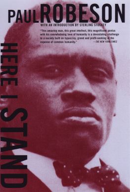 Robeson - Here I Stand