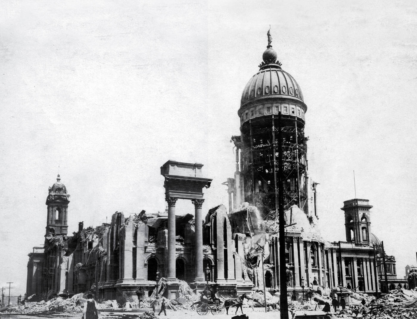 San Franciscos City Hall after the earthquake in 1906 About the Author - photo 2