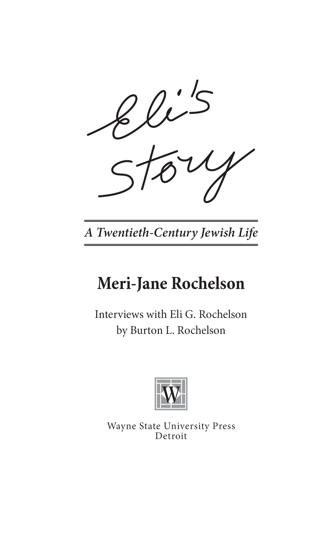 Contents 2018 Meri-Jane Rochelson Published by Wayne State University - photo 1