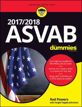 Rod Powers 2017 / 2018 ASVAB For Dummies