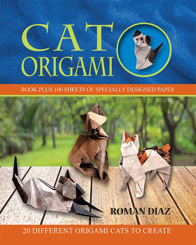 CAT ORIGAMI By Romn Daz Illustrated by Marcio Noguchi Text about cats by Mary - photo 1