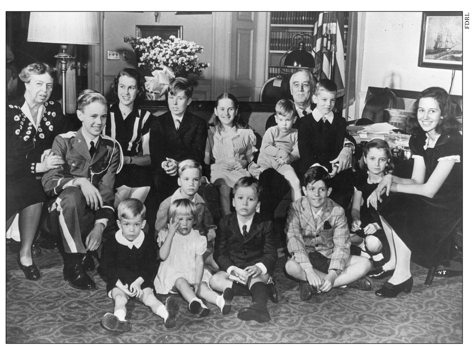 My family near the end of FDRs life 1945 In our new homeMy sister stands - photo 6