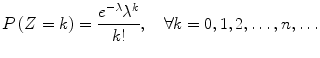 for any n Consequently the expected value and the variance of Z are equal - photo 17