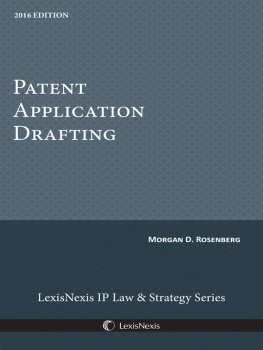Rosenberg - Patent Application Drafting