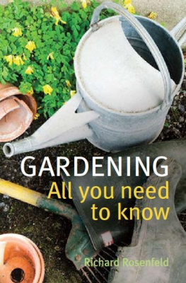 Rosenfeld - Gardening: all you need to know