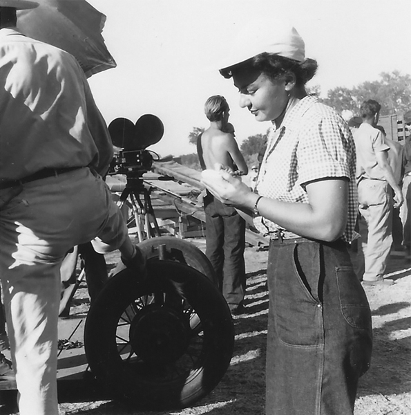 Lillian Ross on the set of The Red Badge of Courage Photograph by Silvia - photo 2