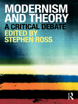 Ross - Modernism and theory: a critical debate