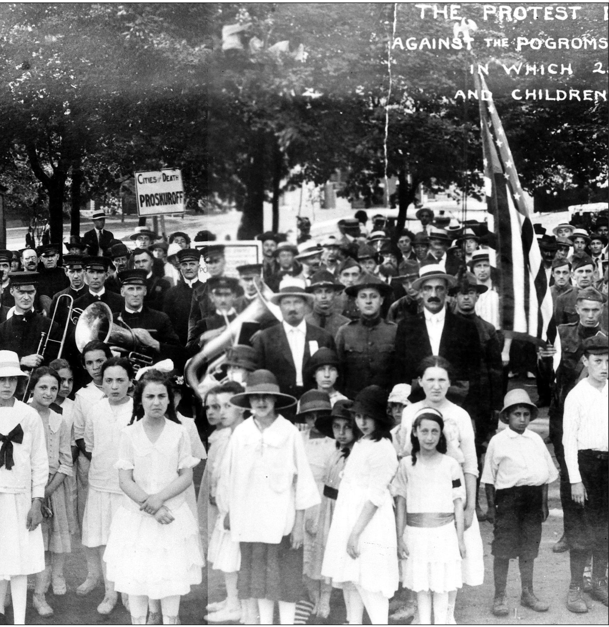 the two World Wars In this photograph a brass band adds to the excitement of - photo 9