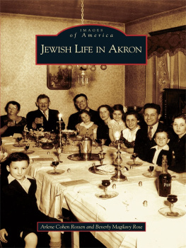 Rossen Arlene Cohen Jewish Life in Akron