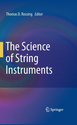 Rossing - The Science of String Instruments