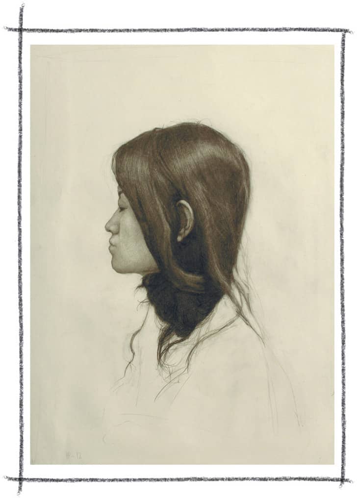 Isaac Pelepko Mako in Profile pencil on paper 1564 The largest graphite - photo 13