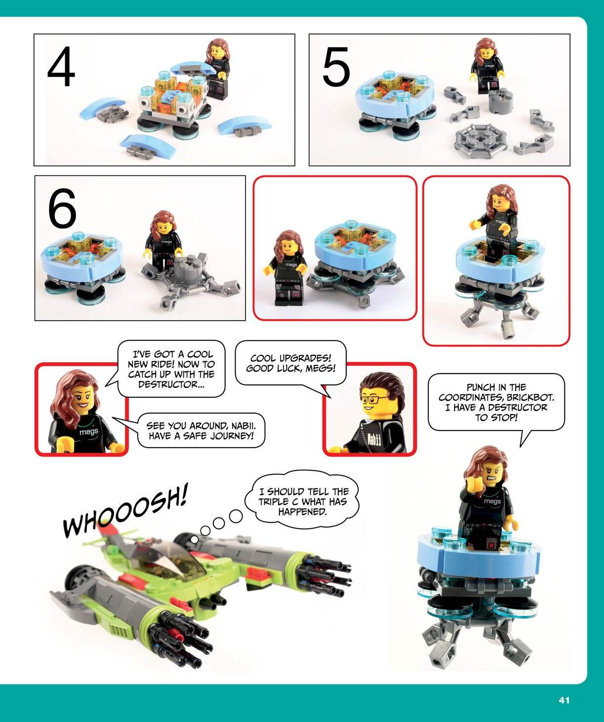 The LEGO Adventure Book Vol 2 Spaceships Pirates Dragons More - photo 45