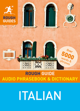 Rough Guides - Italian: rough guide audio phrasebook & dictionary