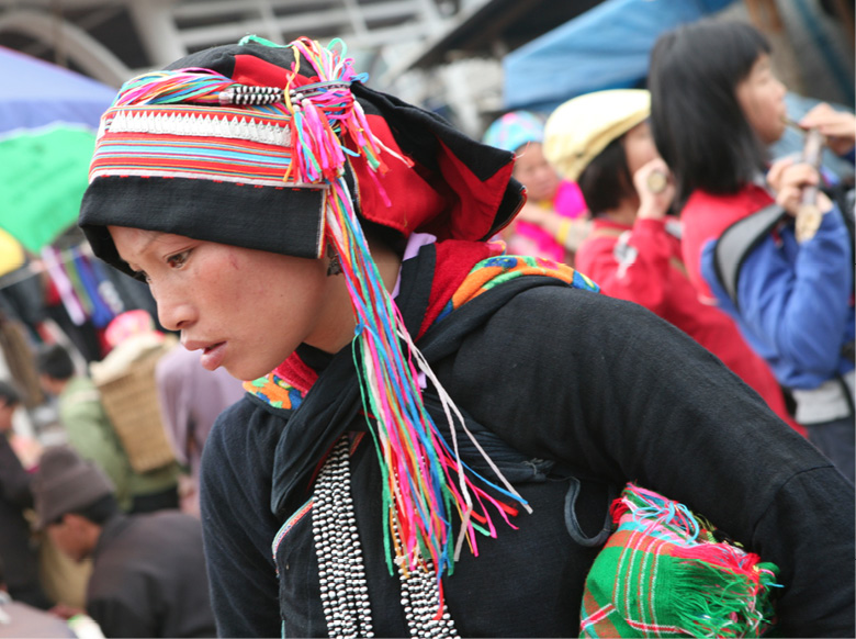 Ethnic minority woman at Bac Ha Market Where to go Vietnam is bigger than you - photo 7