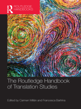Routledge. - The Routledge Handbook of Translation Studies