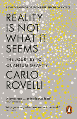 Rovelli Reality Is Not What It Seems