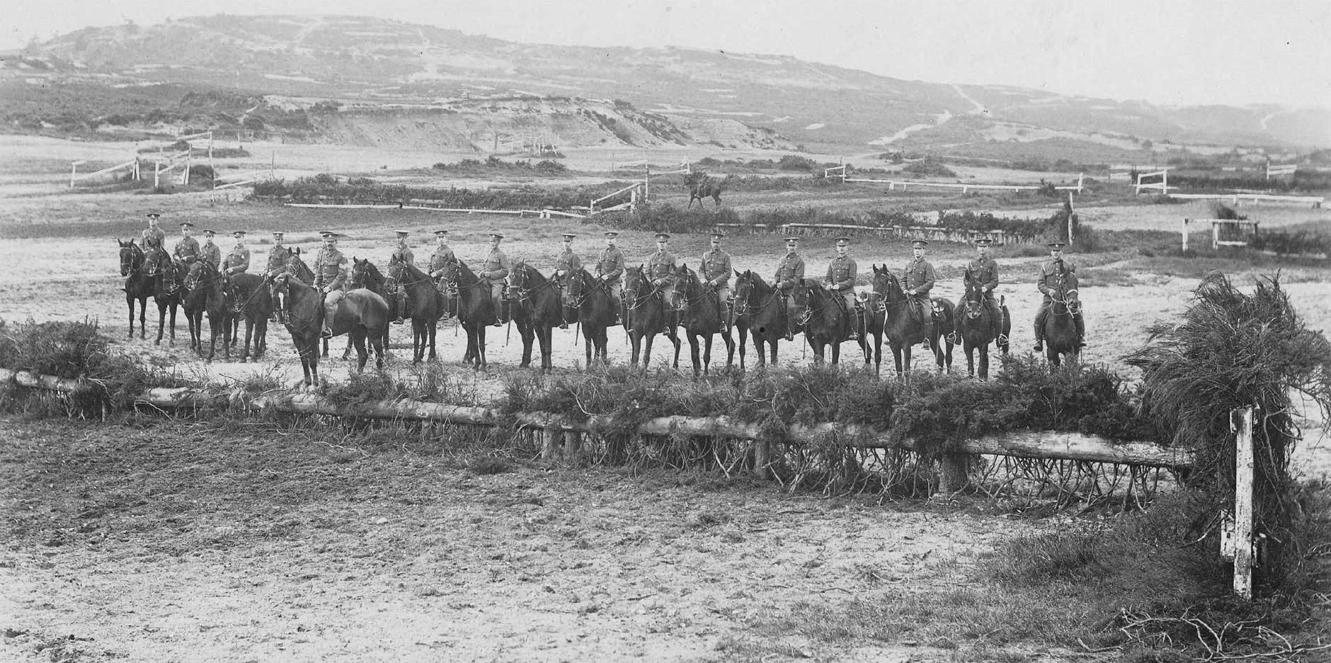 Cavalry training at Long Valley Aldershot Garrison Church Lady - photo 12