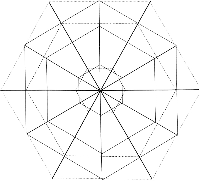 This hexagon template can be used to position six-sided pieces correctly Part - photo 8