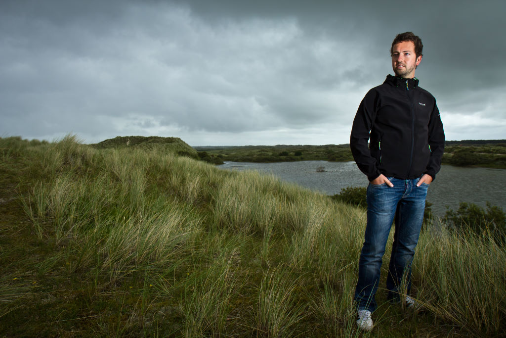 Wouter Standing fierce in the dunes of Terschelling photo Toon Overweg - photo 7