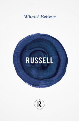 Russell - What I Believe