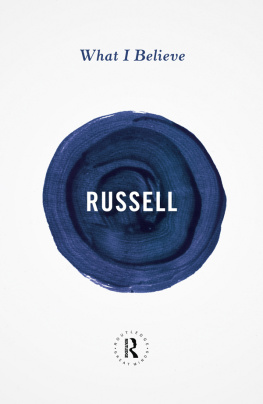 Russell What I Believe