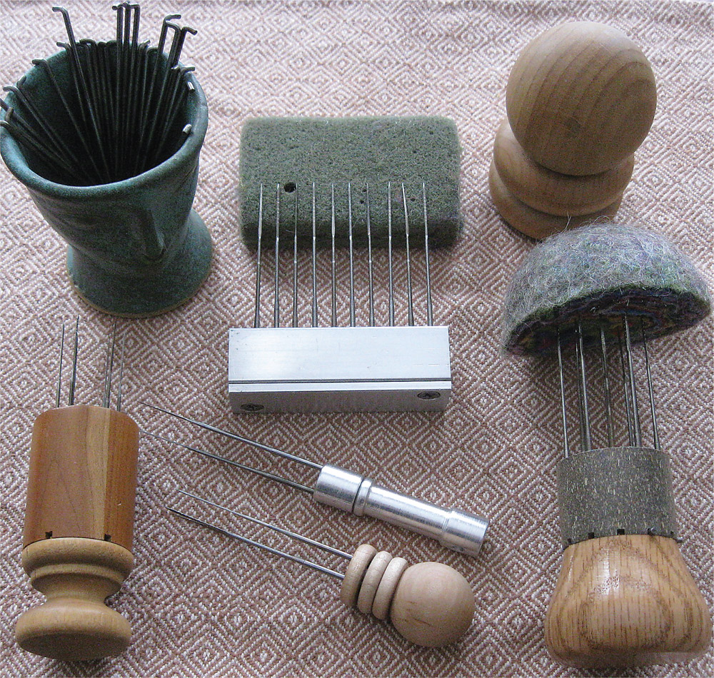 Felting needles are available in a variety of configurations A needling - photo 6