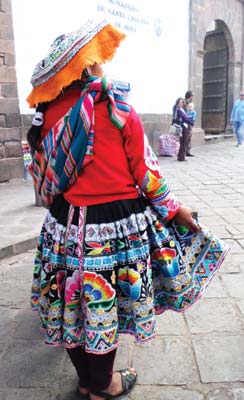 an indigenous woman in Cusco the ruins of Machu Picchu My first trip to - photo 6