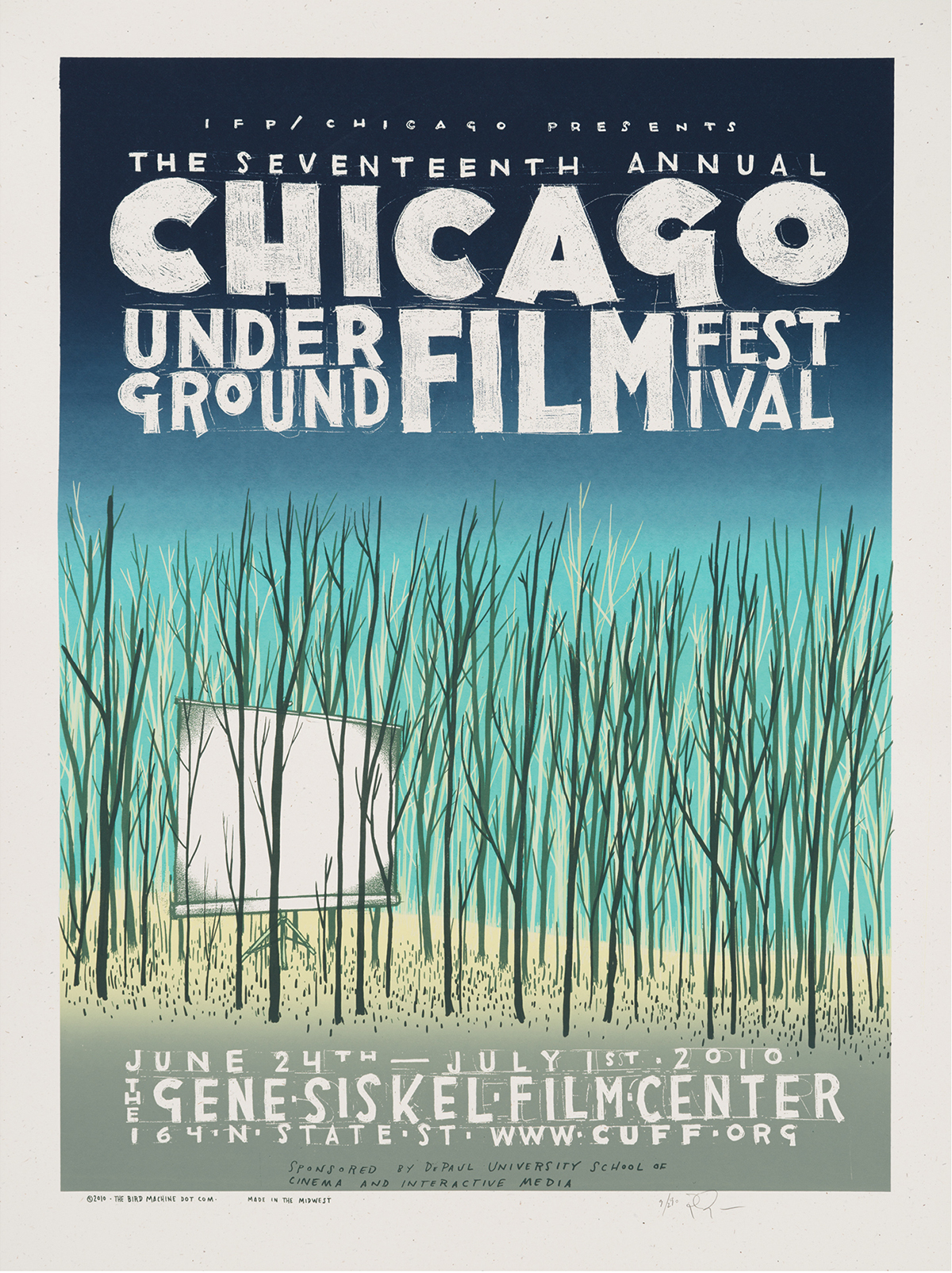 Chicago Underground Film Festival 2010 Five screens 18 x 24 - photo 5