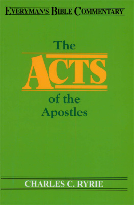 Ryrie - The Acts of the Apostles
