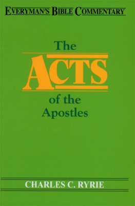 Ryrie The Acts of the Apostles