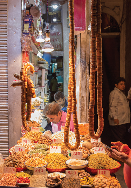 Spices and dry fruits in Khari Baoli Delhi Ibn Battuta mentions sharbet of - photo 11