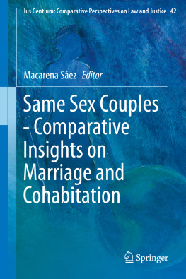 Sáez Same sex couples, comparative insights on marriage and cohabitation