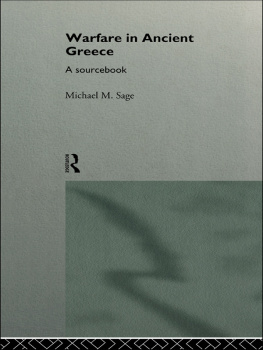 Sage Warfare in ancient Greece a sourcebook