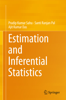 Sahu - Estimation and Inferential Statistics