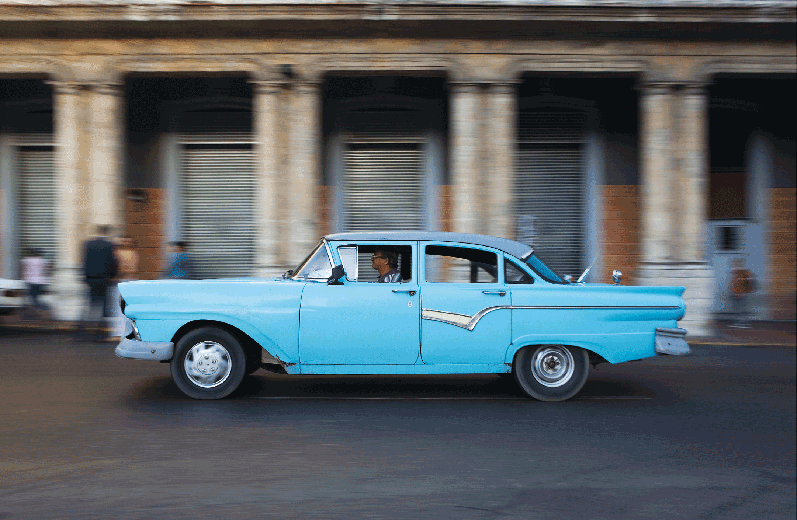 Classic American car in the streets of Habana Vieja Havana BRENT WINEBRENNER - photo 3