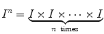 ie I n denotes the set of the n -tuples x 1 x 2 x n such that x j I - photo 6