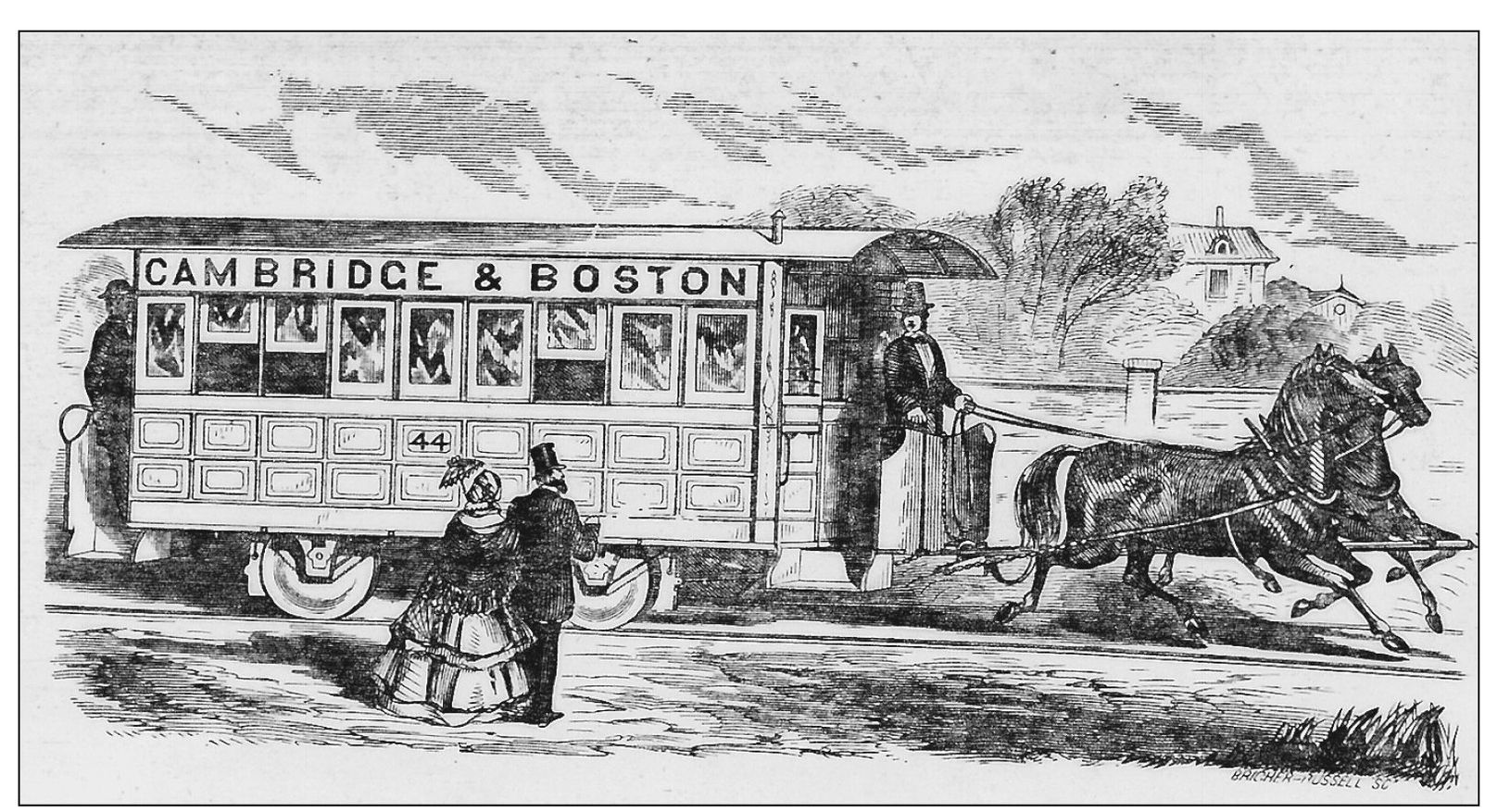 Bostons first horse car was run on March 26 1856 by the Cambridge Railroad - photo 7