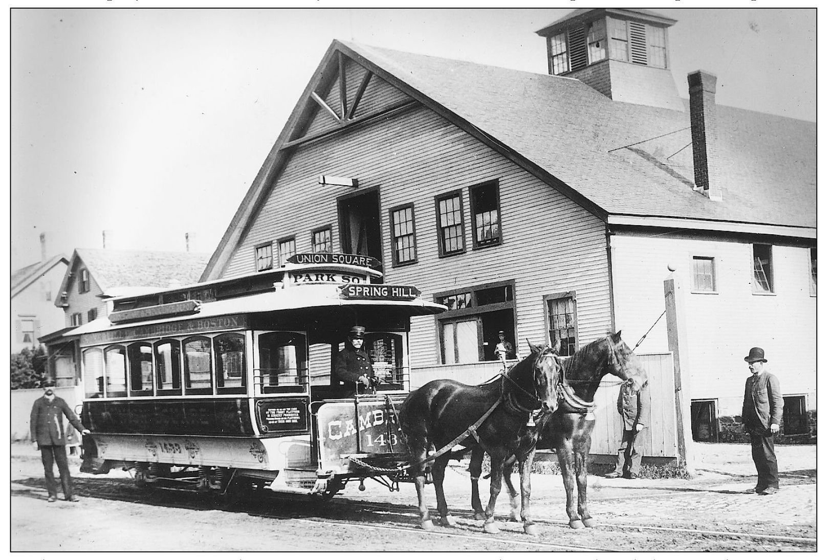 In this 1889 view we see a horse car of Bostons West End Street Railroad about - photo 13