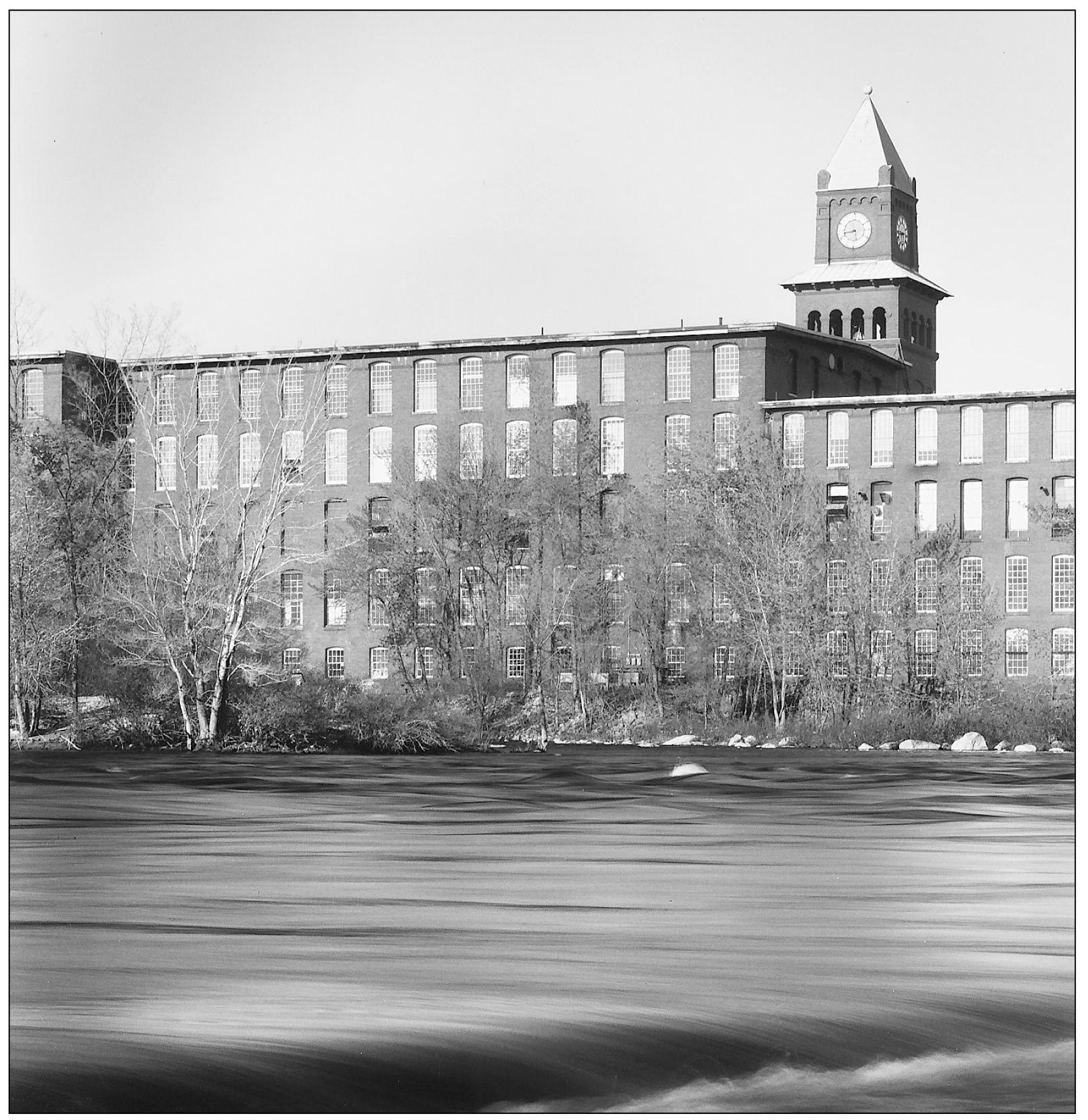 This view of the Jefferson Mill as seen from the west bank of the Merrimack - photo 2