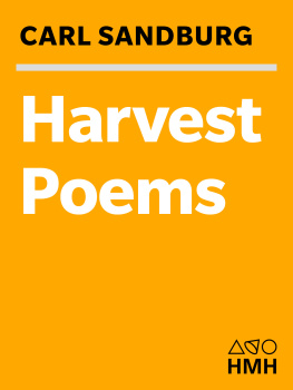 Sandburg - Harvest Poems 1910-1960