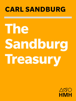 Sandburg - The Sandburg treasury: prose and poetry for young people ; including Rootabaga stories, Early moon, Wind song, Abe Lincoln grows up, Prairie-Town boy