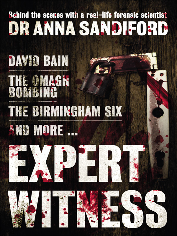 Dr Anna Sandiford is an independent forensic science consultant She provides - photo 1