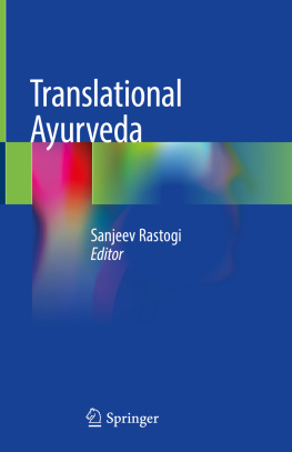 Sanjeev Rastogi - Translational Ayurveda