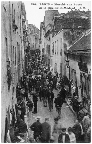 The flea market called March des Patriarches Rue Saint-Mdard circa 1910 The - photo 7