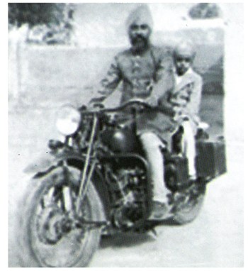 A young Jagmohan Singh riding pillion JAGJIT SINGH WITH HIS YOUNGER SISTERS - photo 8